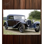 Металлическая табличка Alfa Romeo 8C 2300 Drophead Coupe by Castagna